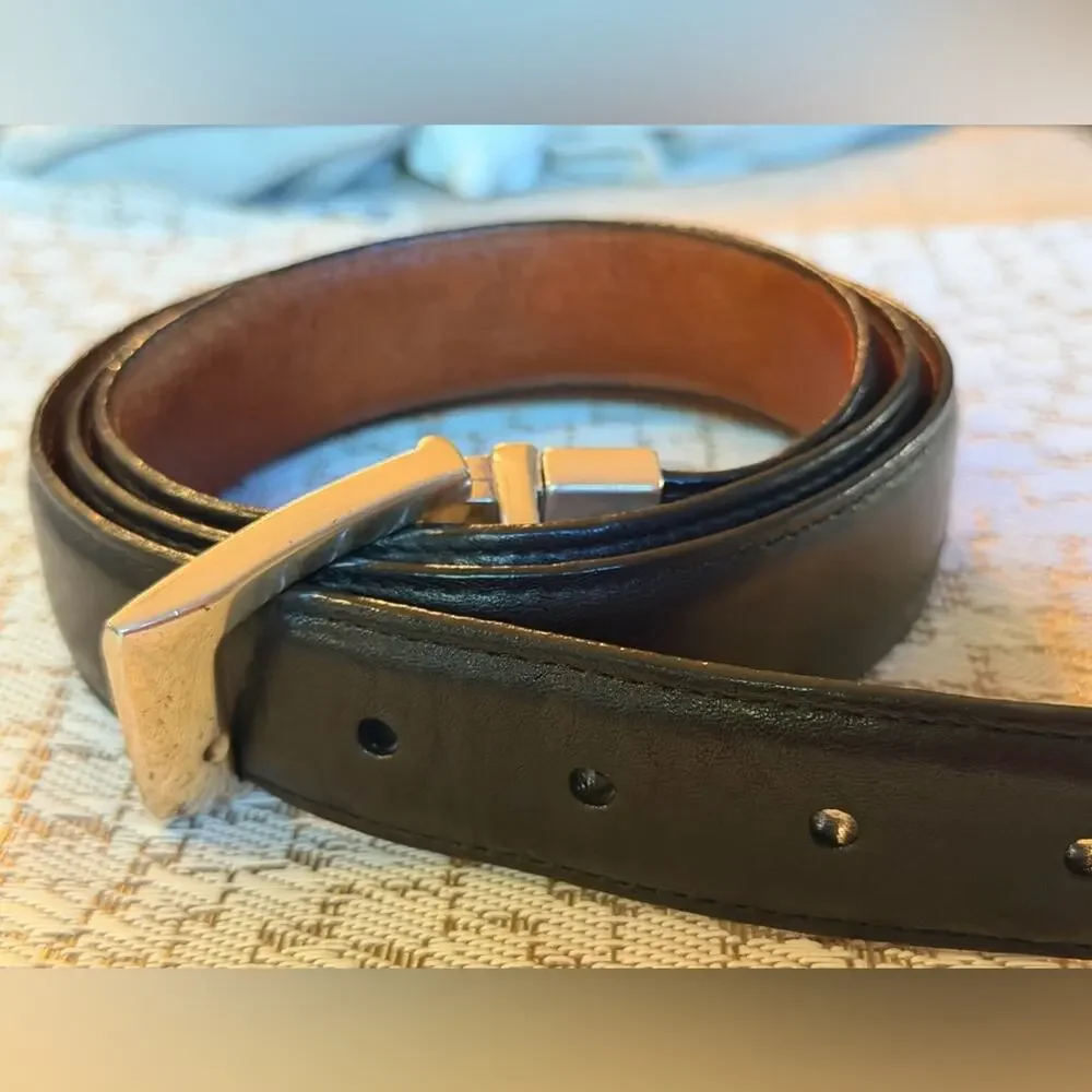 Brighton Men’s reversible belt leather sz 42